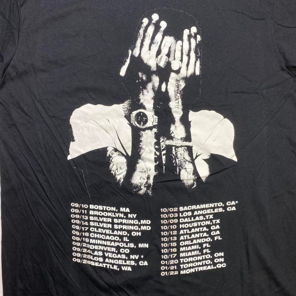 Wizkid VIP tour concert shirt LARGE